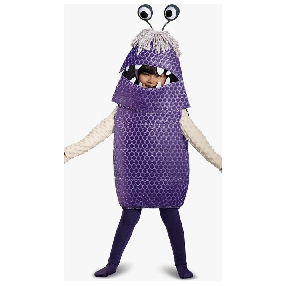 Disney Pixar Monsters Inc. Boo Toddler Costume Size S/P (2T) Purple NWOT